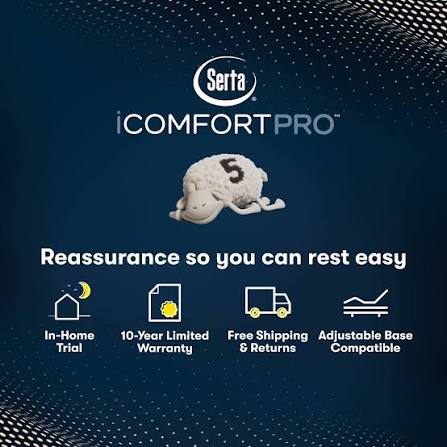 Serta mattresses including Icomfort