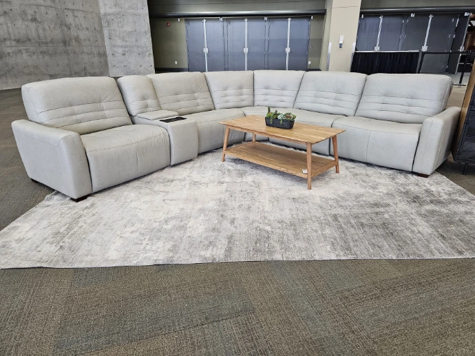 Layton utah Reclining Leather Sectional