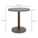 Hagan Outdoor Table Dark Grey - 6