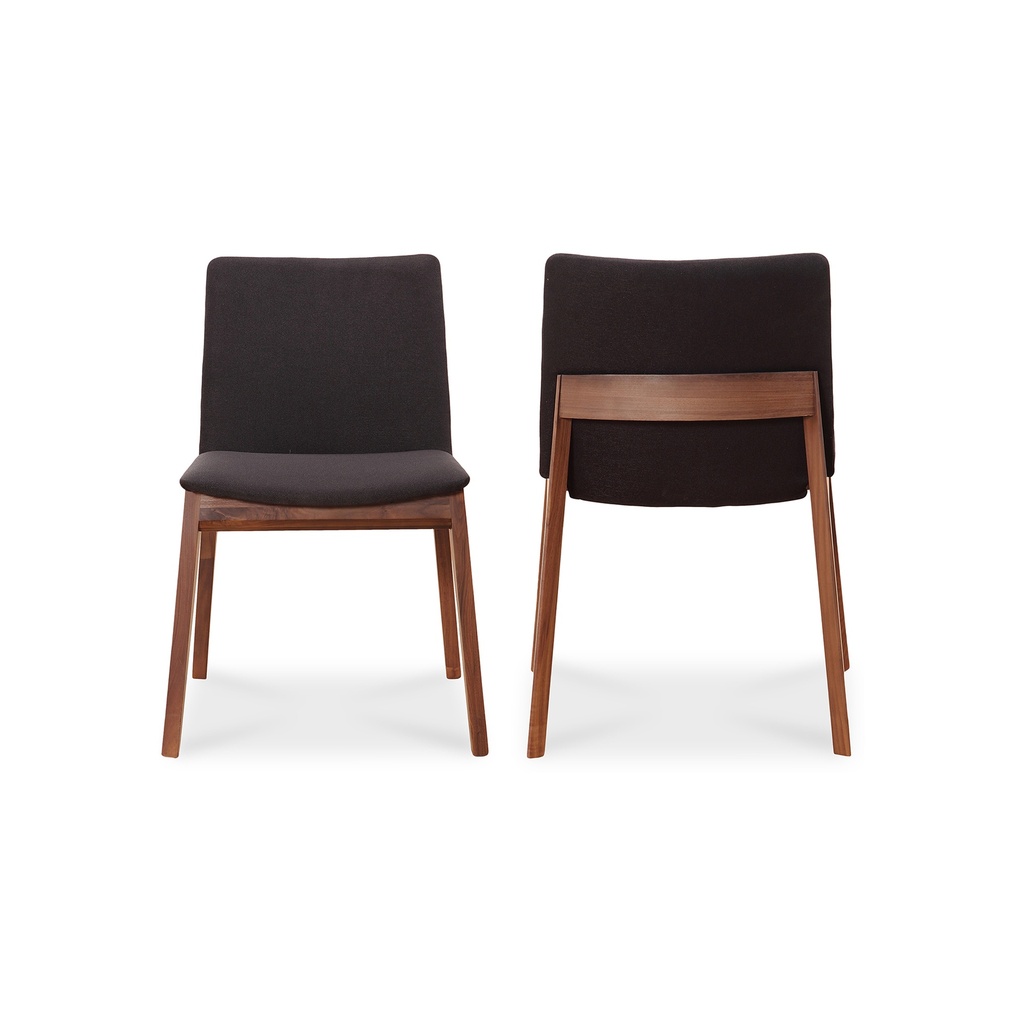 Deco Dining Chair Black- Set Of Two - 1