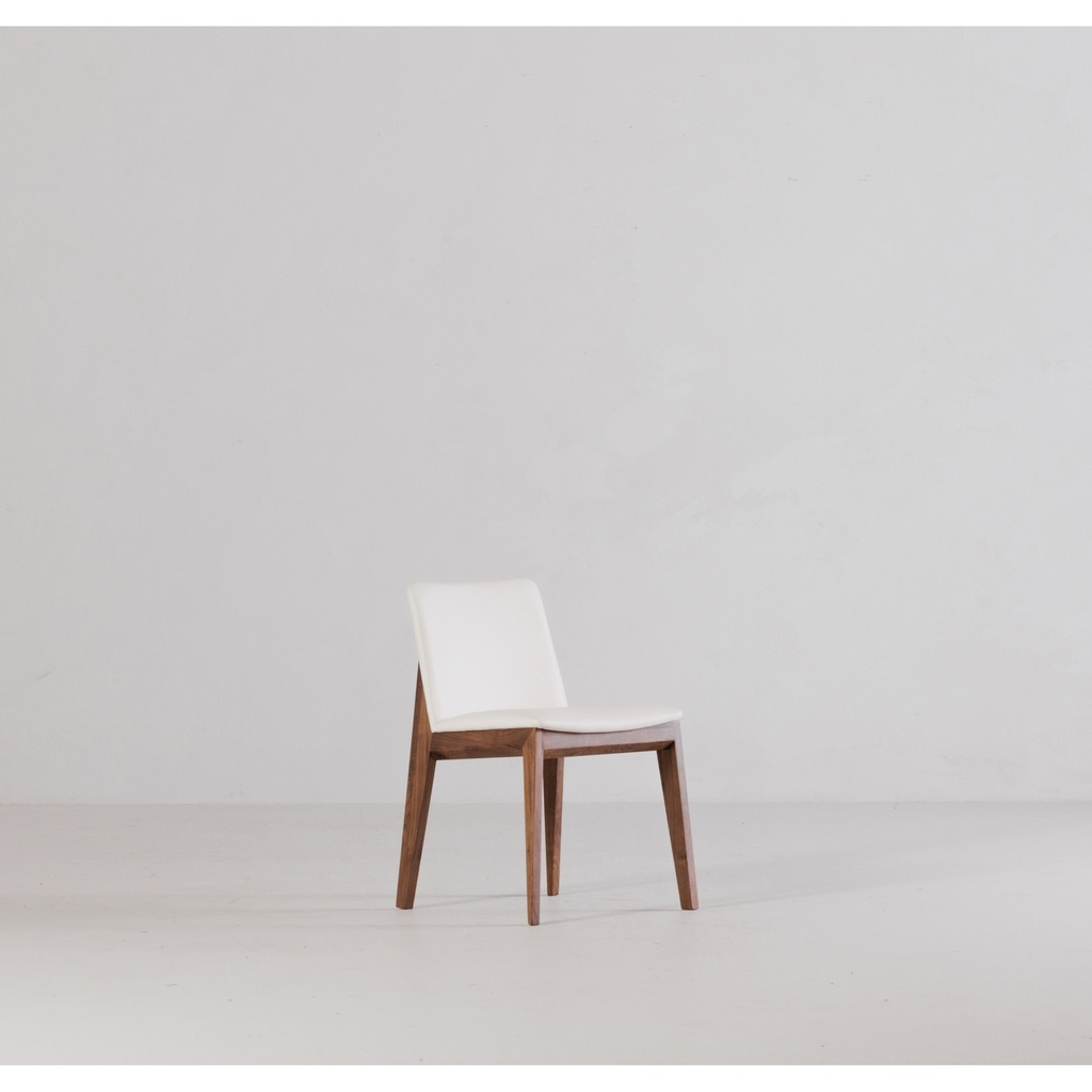 Deco Dining Chair Cream White PVC - Set Of Two - 14