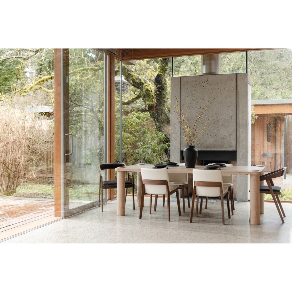 Deco Dining Chair Cream White PVC - Set Of Two - 16