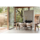 Deco Dining Chair Cream White PVC - Set Of Two - 16