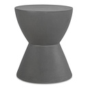 Hourglass Outdoor Stool Grey - 1