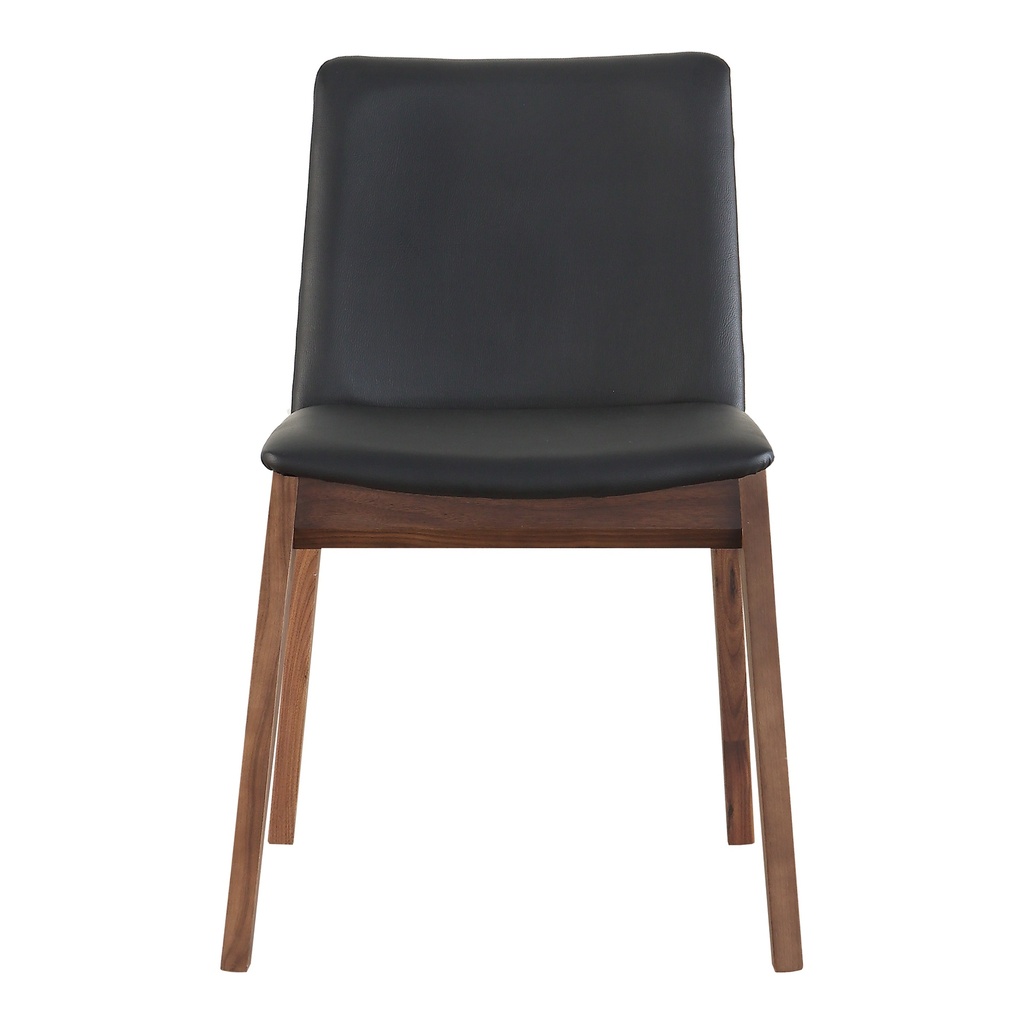 Deco Dining Chair Ebony PVC - Set Of Two - 2