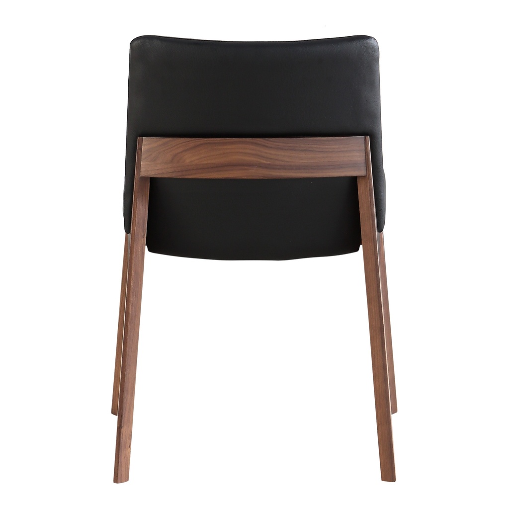 Deco Dining Chair Ebony PVC - Set Of Two - 3