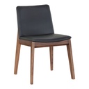 Deco Dining Chair Ebony PVC - Set Of Two - 4