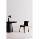 Deco Dining Chair Ebony PVC - Set Of Two - 6