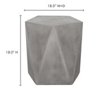 Gem Outdoor Stool Grey - 6