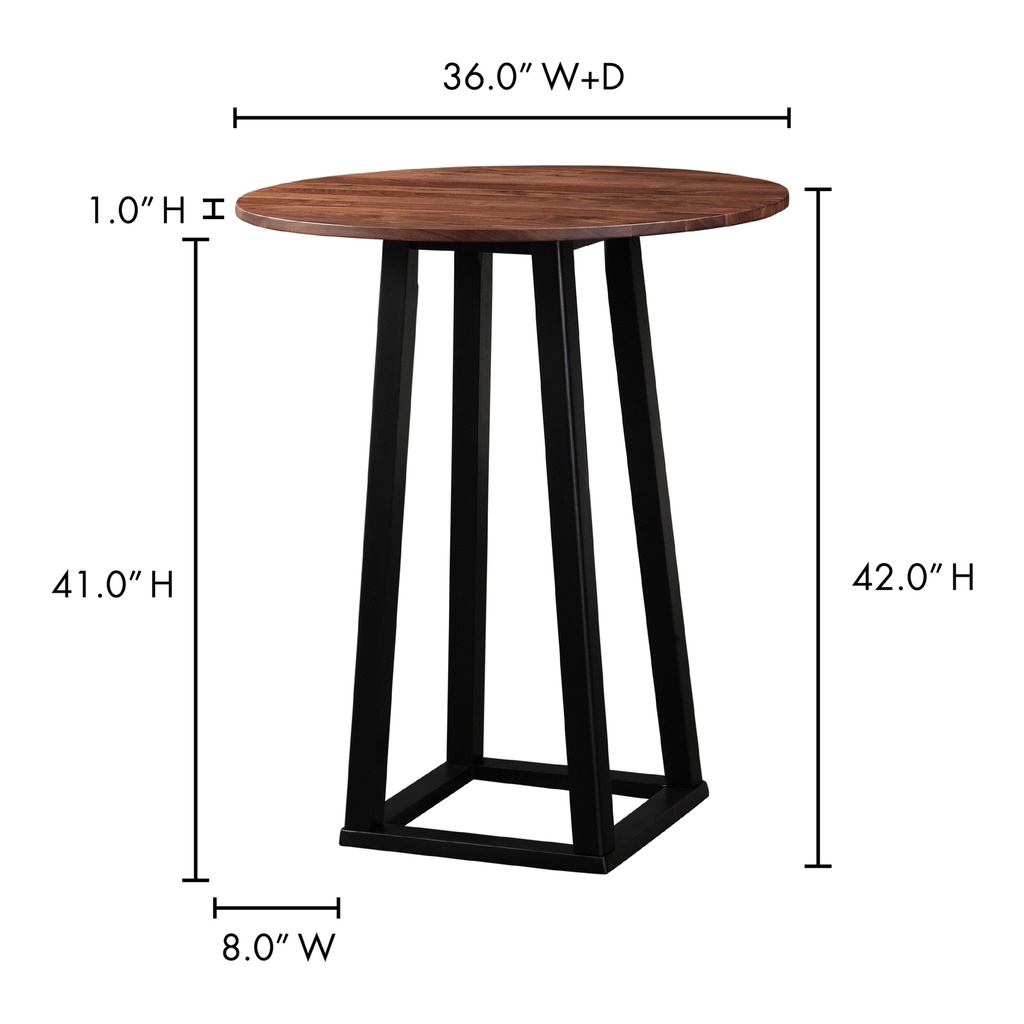 Tri-Mesa Bar Table Brown - 4