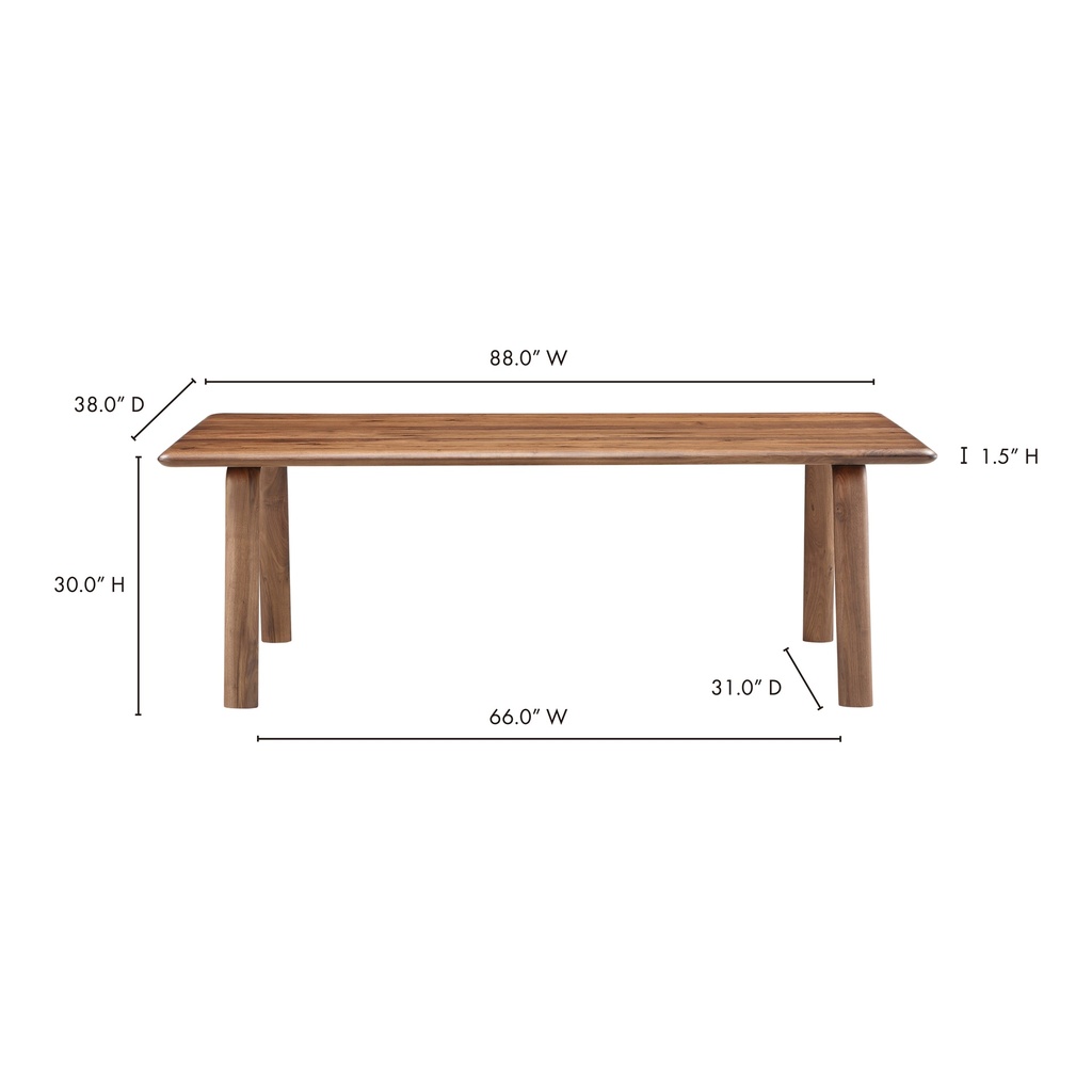 Malibu Dining Table Walnut - 14