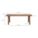 Malibu Dining Table Walnut - 14