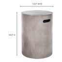Cato Outdoor Stool Grey - 4