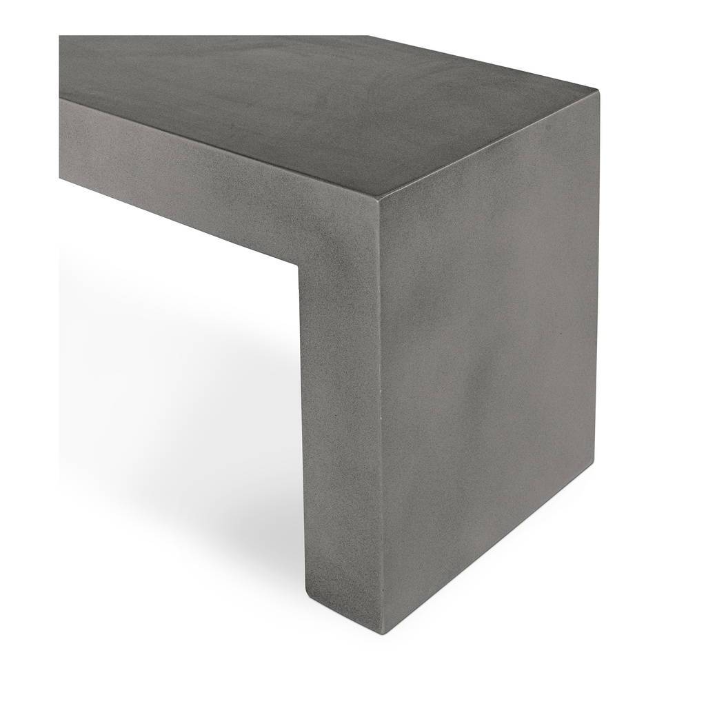 Lazarus Outdoor Bench Dark Grey - 4