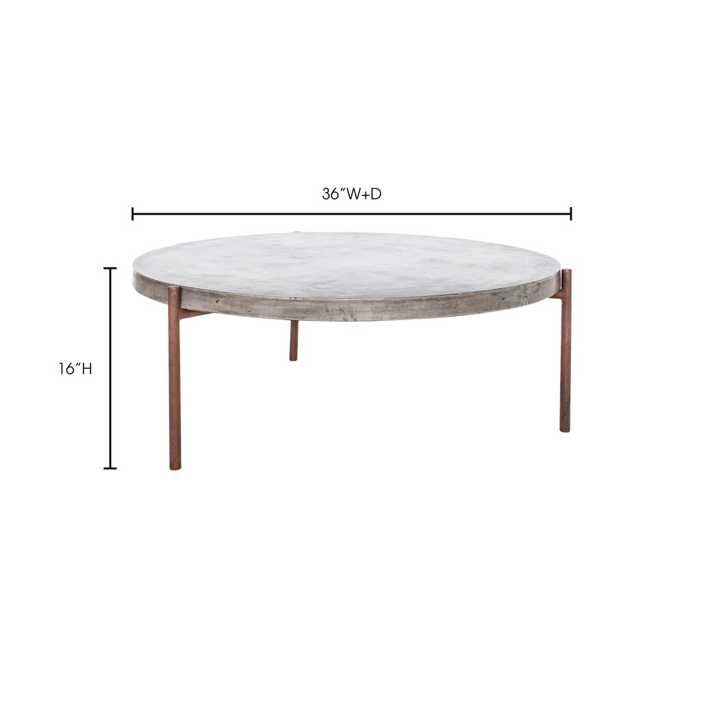 Mendez Outdoor Coffee Table Grey - 4