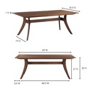 Florence Small Dining Table Brown - 6