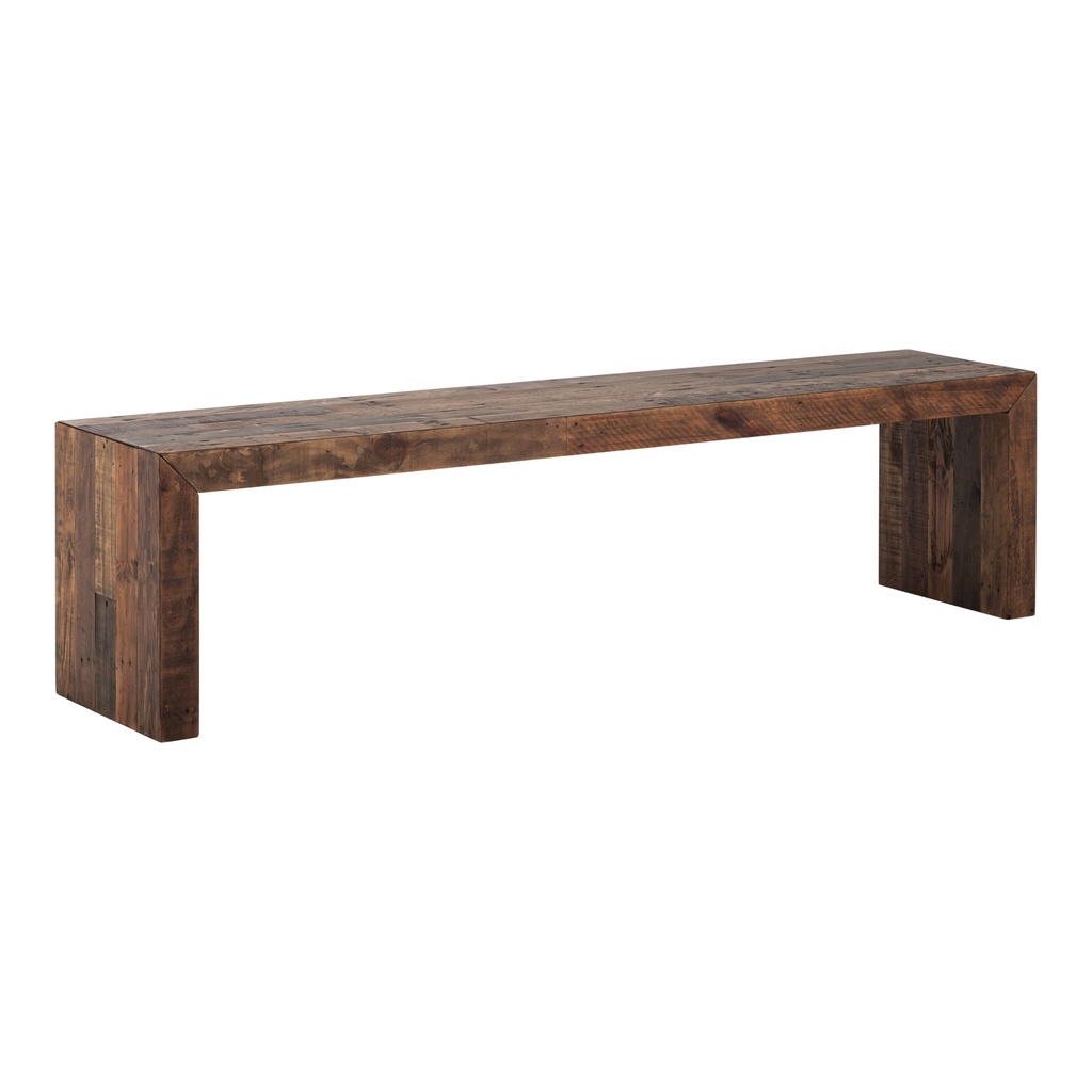 Vintage Large Bench Light Brown - 1