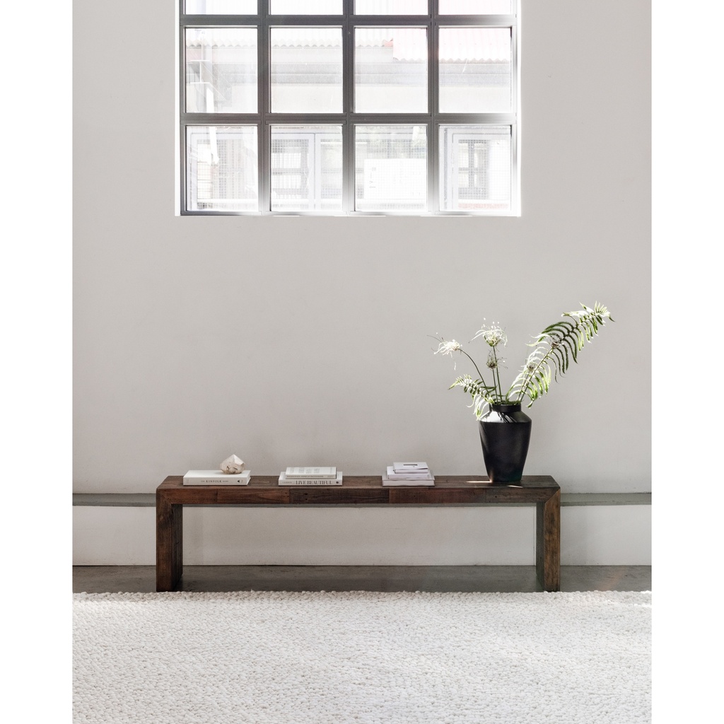 Vintage Large Bench Light Brown - 7