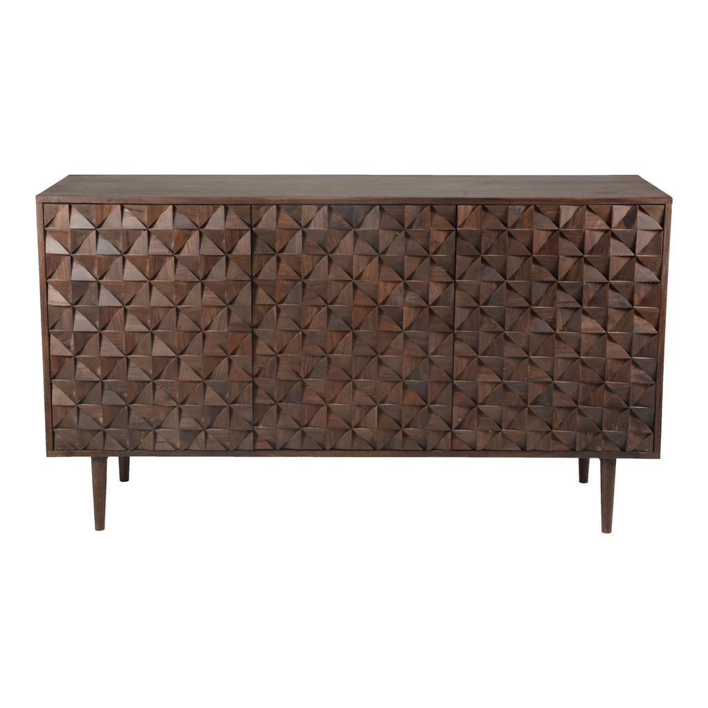 Pablo 3 Door Sideboard Dark Brown - 1