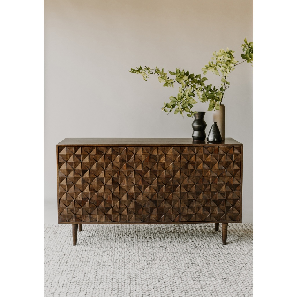 Pablo 3 Door Sideboard Dark Brown - 6