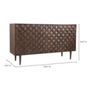Pablo 3 Door Sideboard Dark Brown - 7
