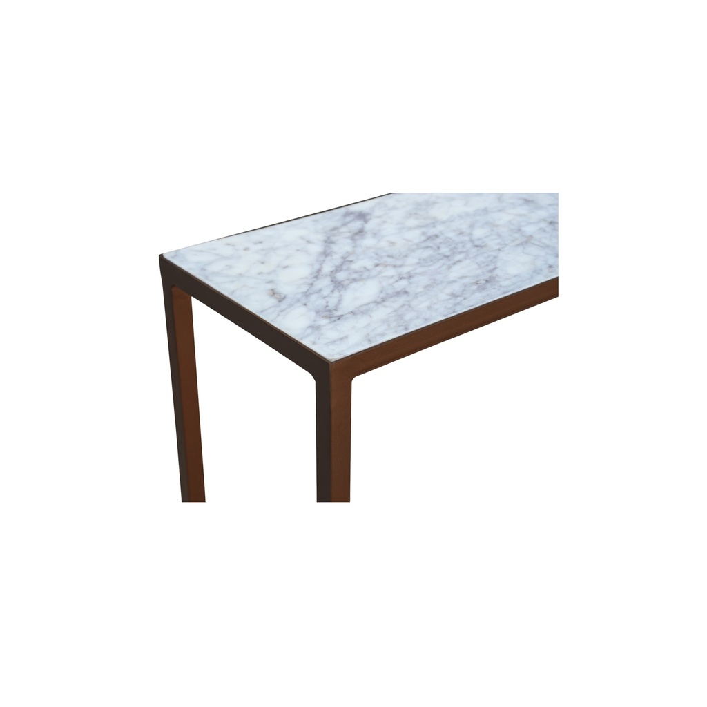 Bottego Console Table Antique Copper - 3