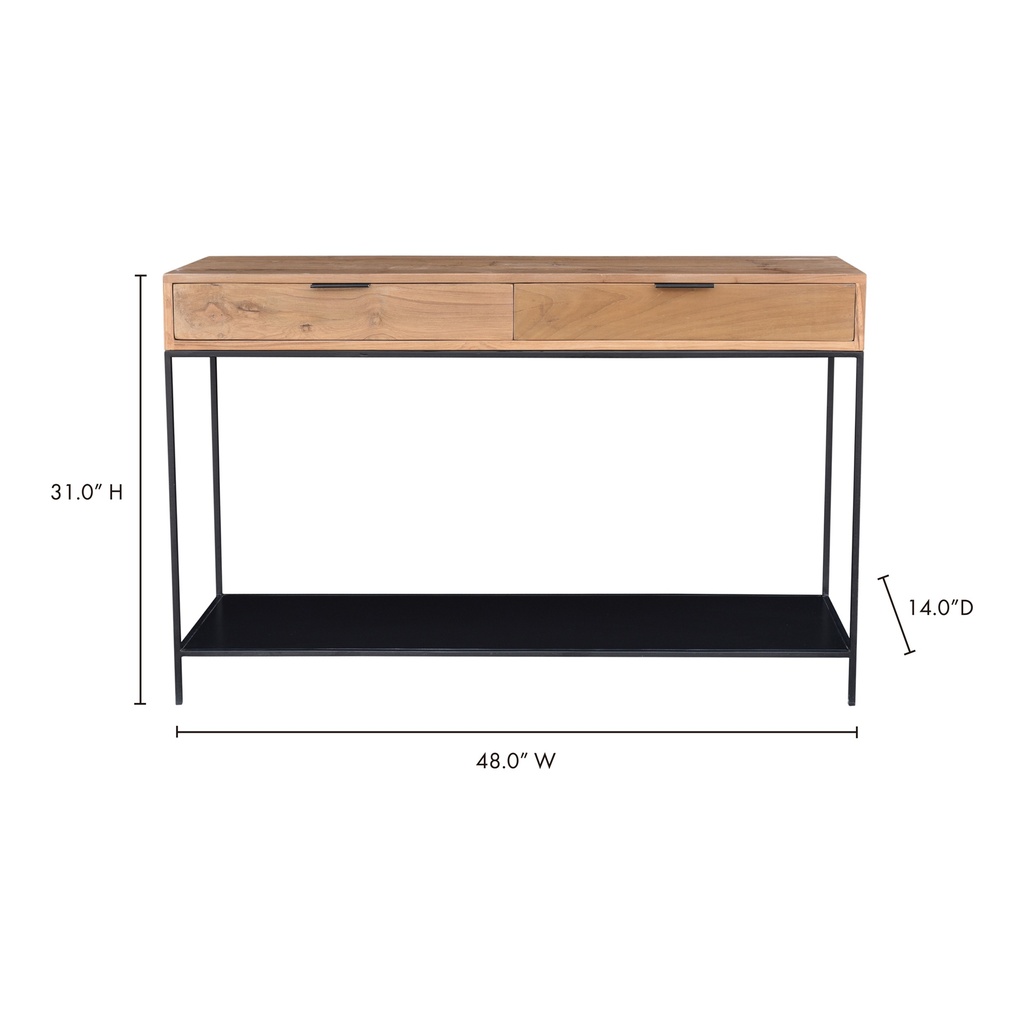 Joliet Console Table Natural - 6