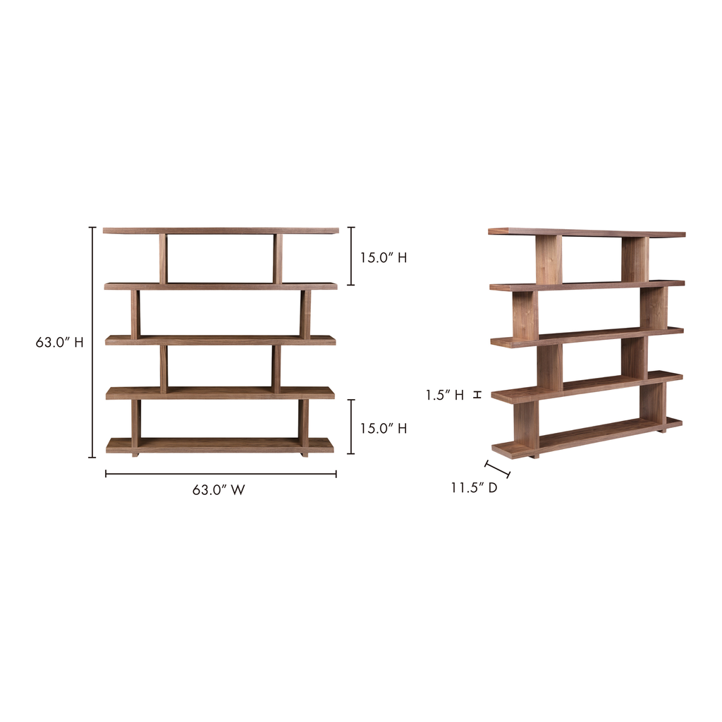 Miri Large Shelf Walnut - 8