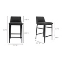 Baron Counter Stool Charcoal Grey - 6