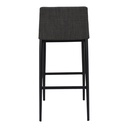 Baron Bar Stool Charcoal Grey - 2