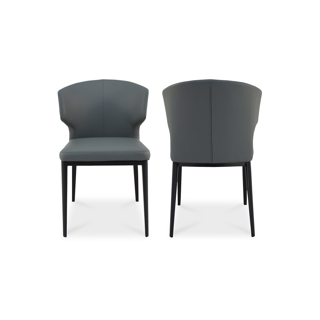 Delaney Dining Chair Grey - Set Of Two - 1