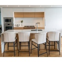 Delaney Counter Stool Beige - 3