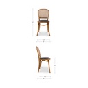 Bedford Dining Chair Light Brown - Set Of Two - 8
