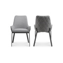 Lloyd Dining Chair Dark Grey - Set Of Two - 1