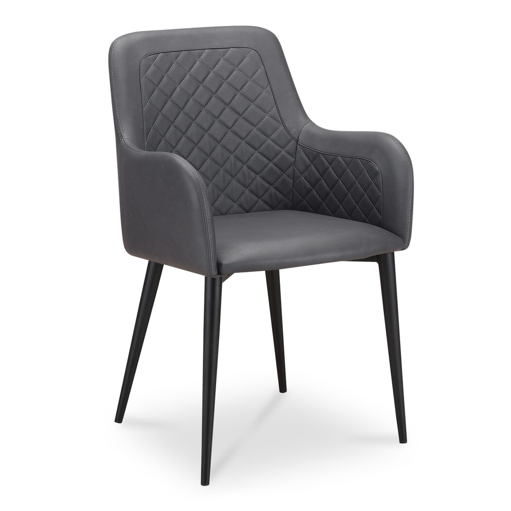 Cantata Dining Chair Slate Vegan Leather - Set of Two - 1