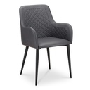 Cantata Dining Chair Slate Vegan Leather - Set of Two - 1