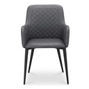 Cantata Dining Chair Slate Vegan Leather - Set of Two - 4
