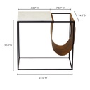 Cave Magazine Rack Brown - 4