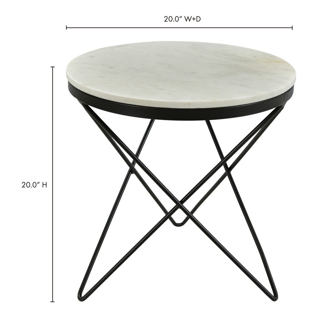Haley Side Table Black - 6