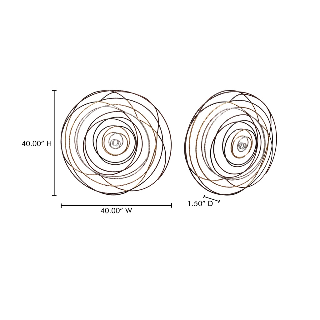 Iron Braid Wall Décor Mulitcolor - 3