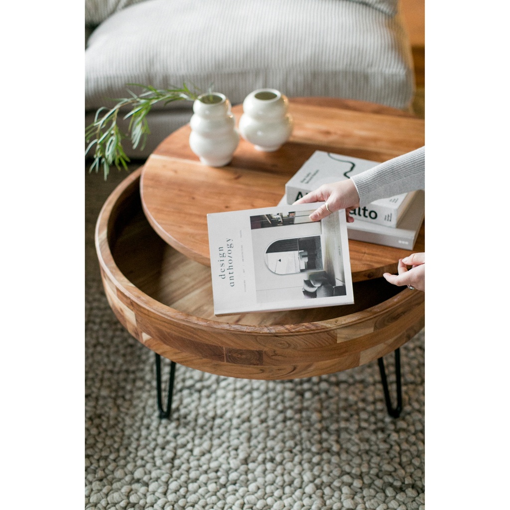 Privado Storage Coffee Table Natural - 6