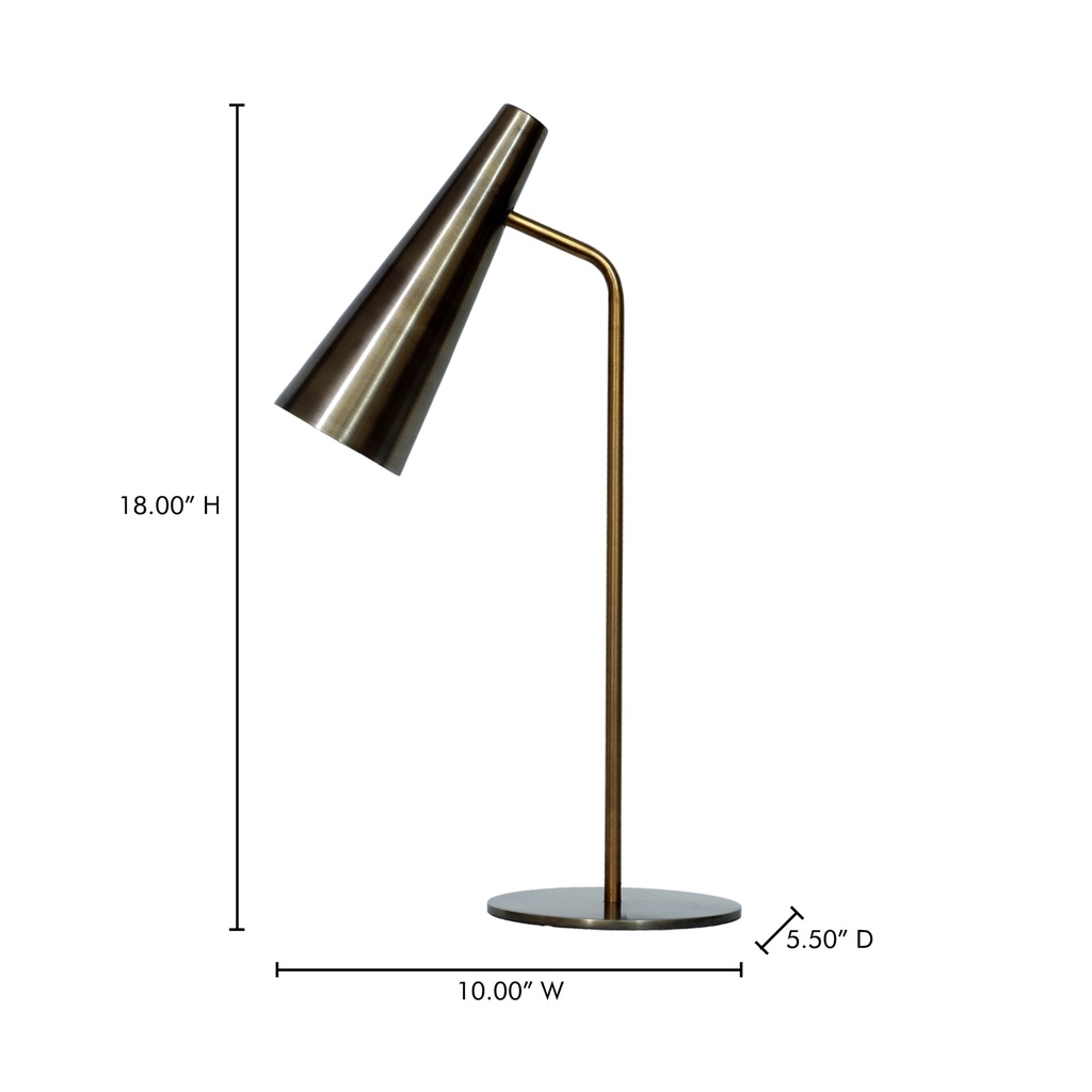 Trumpet Table Lamp Gold - 5