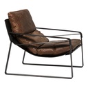 Connor Club Chair Open Road Brown Leather - 2