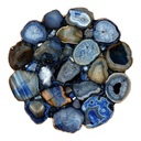 Azul Agate Accent Table Blue - 3