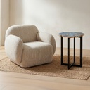 Azul Agate Accent Table Blue - 4