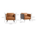 Messina Leather Armchair - 8