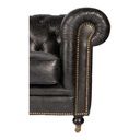 Birmingham Sofa Black Leather - 4