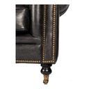 Birmingham Sofa Black Leather - 5