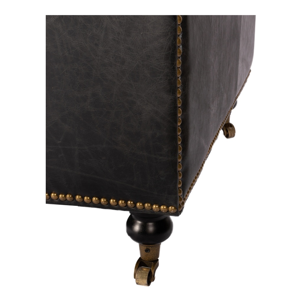 Birmingham Sofa Black Leather - 10