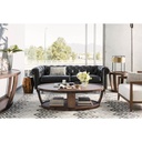 Birmingham Sofa Black Leather - 11